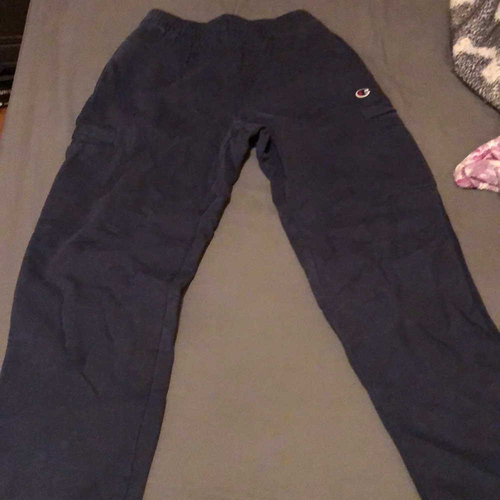 Champion navy blue thick sweatpants